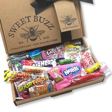 American Sweets Candy 30 Piece Gift Box Hamper Personalised Candies USA Chews