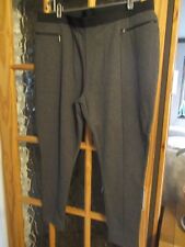 Arcadia Group Ltd, Size 22, Grey Leggings/Elasticated Waist/Zip Detail, Unworn