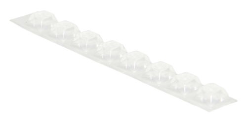 Isolation pads clear rubber - pads,