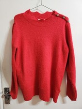 Monsoon red Scalloped Neck