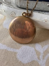 Antique Gold Filled Locket w/