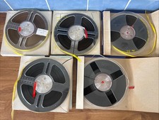 5x 7" Reel To Reel Tape Bundle