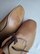Vintage 1970s David Scott Northampton All Leather Shoes UK 10.5 Great Condition 