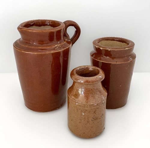 Vintage glazed stoneware - vintage,