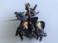 Papo Prince of Darkness Knight Rider Horseback Horse 38914 38915  1/18 Figure EX