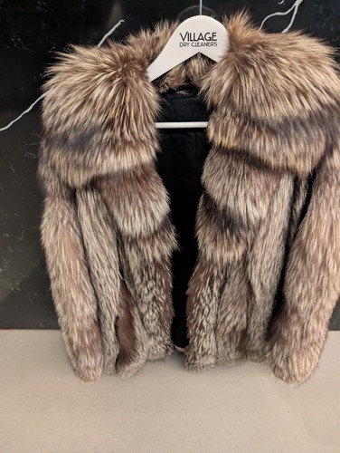 Vintage siver fox - fox, coat