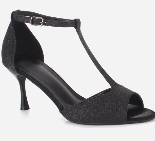 Unze london black glitter - by,