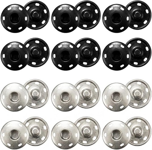 25mm press studs - press, snap