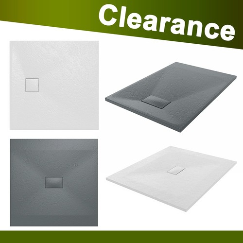 Smc shower tray slate - shower, stone