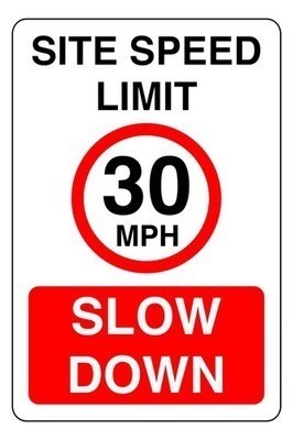 30mph site speed - speed, limit