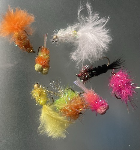 Job lot fishing flies lures - flies,
