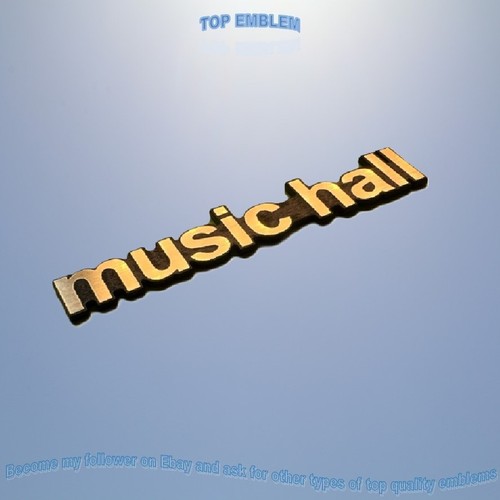 Music hall emblem badge - emblem,