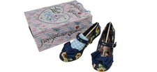 Irregular Choice Summer Breeze Women's Heels UK Size 7 Blue Floral Bow