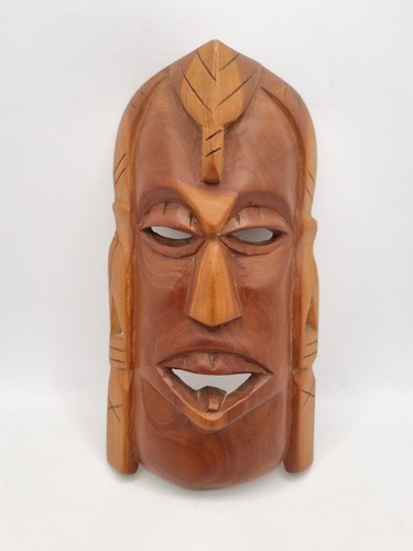 African wooden mask - wooden,