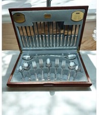 60Pc Guild Silver CLASSIC HARLEY DESIGN Cutlery Canteen Viners England