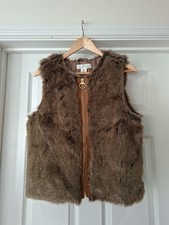H&M Brown Faux Fur Coat