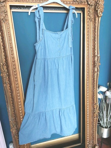 Sz14 denim tiered dress - tu,