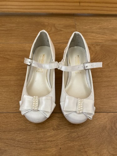 Monsoon white satin - monsoon, bow