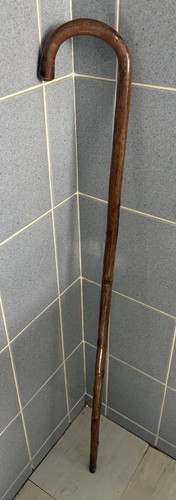 Vintage wooden crook - wooden, walking