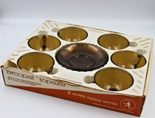 Vintage arcopal topaze - vintage, amber