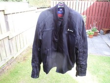 Akito - Medium / M / 42 - TEXTILE - Black mens motorcycle jacket motor bike