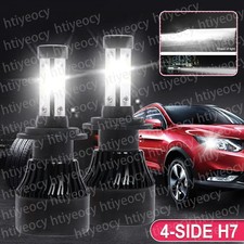 2PCS H7 LED Headlight Bulbs Canbus Error Free High/Low Beam Light Super Bright