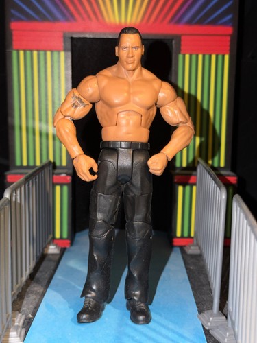 Wwe mattel the rock - wwe, elite