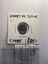 Henry VII Hammered Silver Half