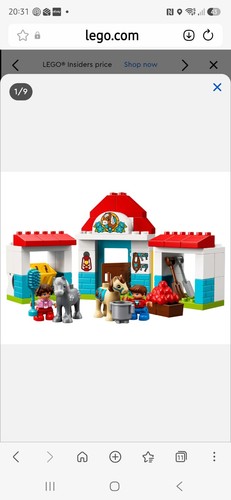 Lego duplo farm pony - lego,