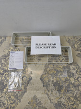 Kitsure 2 Pack Rustproof Shower Caddy - 2 Shelves, Drill-Free & Quick-Dry Shower