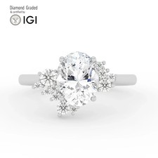 Oval Diamond Engagement Ring