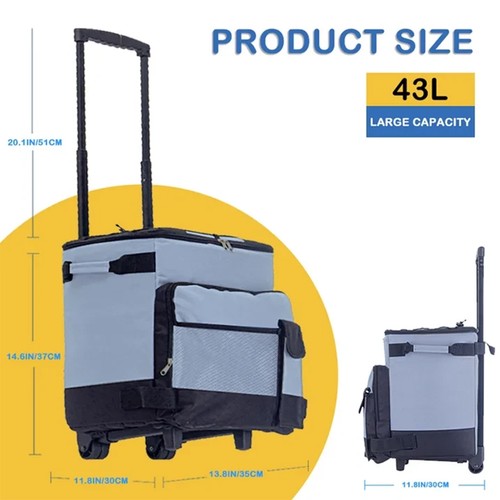 Rolling cooler bag trolley - rolling,