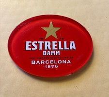 Estrella damm lager flat oval