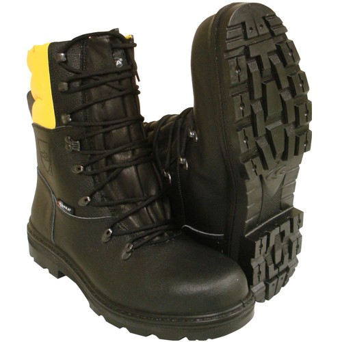 Chainsaw forestry boots black - boots,