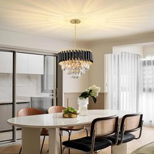 Black and Gold Crystal Modern