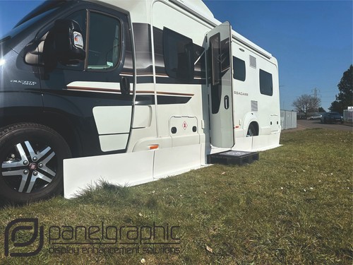Motorhome caravan skirt - motorhome,