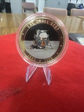 Cook Islands Queen Elizabeth 2009 1 Dollar “One Small Step” 1969-2009 Coin