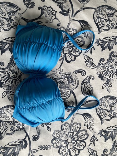 Size bright blue bikini top - 10,