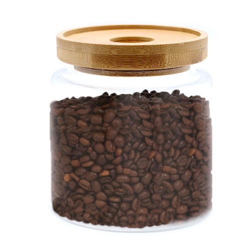 Cottage bamboo glass - jar,