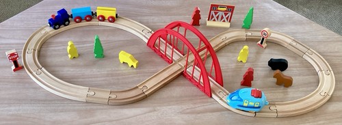 Wooden train set - train,