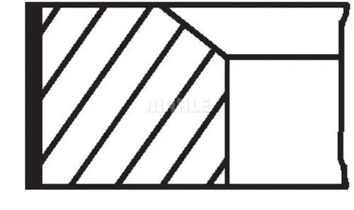 Piston ring set - , 021