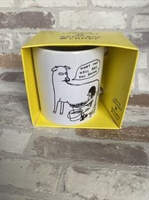 David Shrigley Mug Cup Tea Coffee Funny Rude Comedy Humour Amusing Gift Present