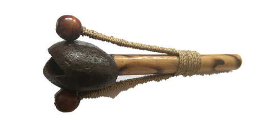Wooden castanet stick - wooden, clacker