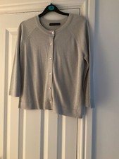 M&S Collection Silver Cardigan Size10 Excellent Condition