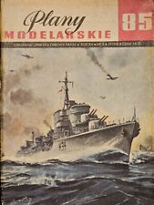 Model Blueprints Construction Plans LOK Plany Modelarskie ORP Blyskawica