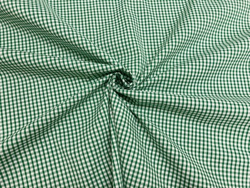 Gingham fabric polycotton - gingham,