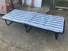 JAY-BE Black Metal Frame Folding Small Single 2ft Bed with Mattress