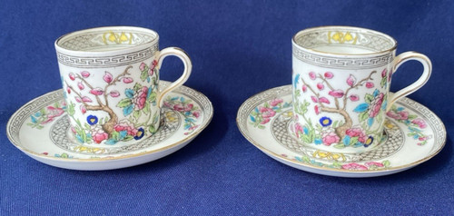 Aynsley indian tree demitasse - aynsley,