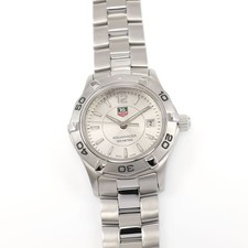 TAG Heuer Aquaracer WAF1412 Silver Sunburst Dial Ladies 27mm WAF1412.BA0823