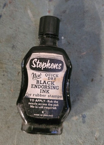 Stephen black endorsing ink - black,